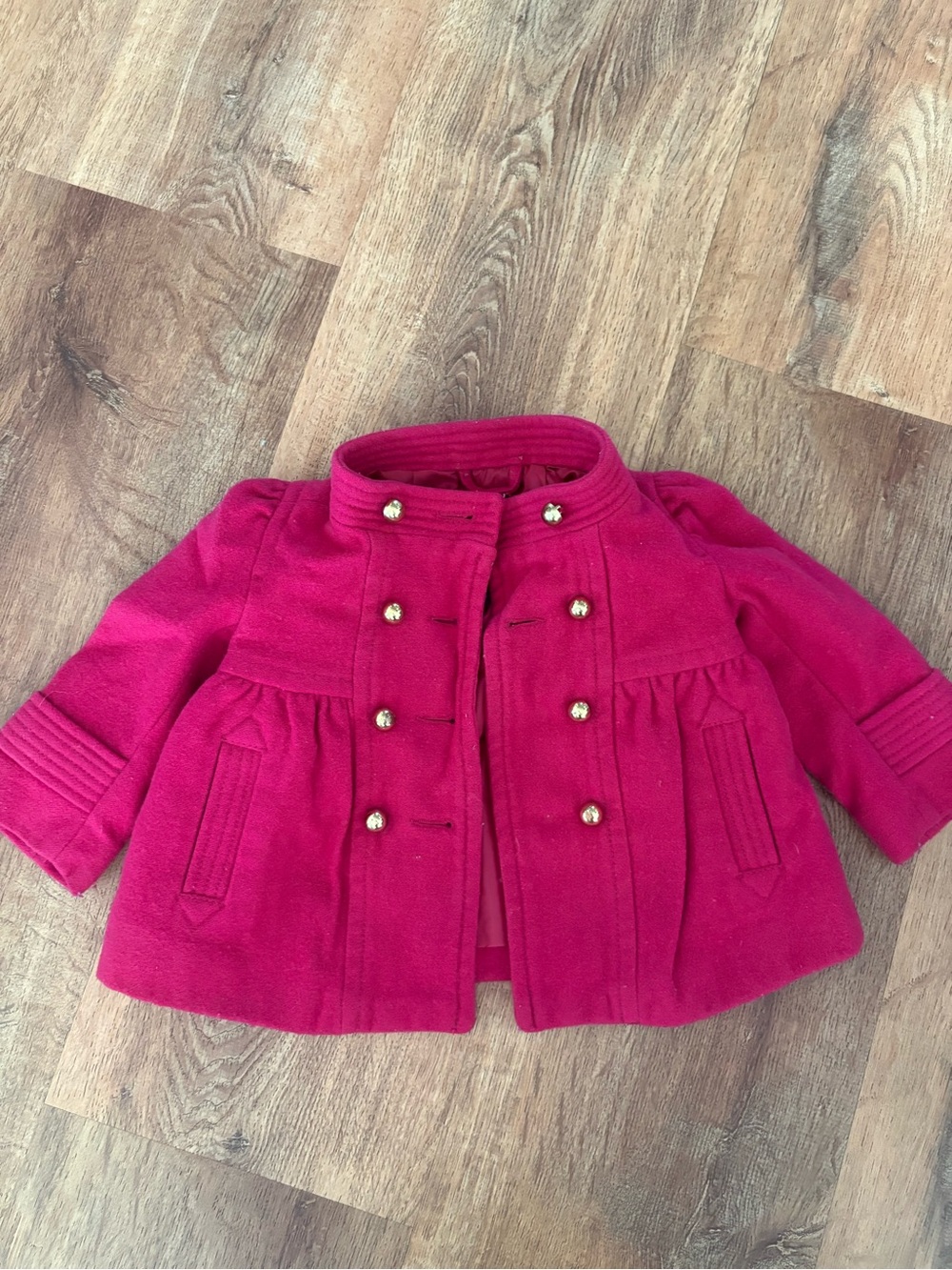 Girls' Pink 12-18 month pink Peacoat Jacket